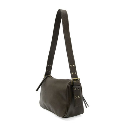 "Morgan" Buckle Shoulder Bag