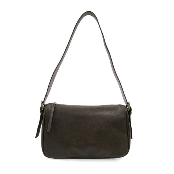 "Morgan" Buckle Shoulder Bag