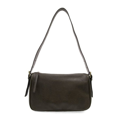 "Morgan" Buckle Shoulder Bag