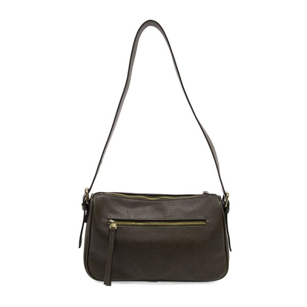 "Morgan" Buckle Shoulder Bag