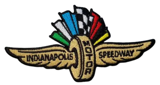 Flags for Good Indianapolis Motor Speedway Logo Stick-On Patch
