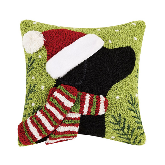 Festive Lab Hook Pillow