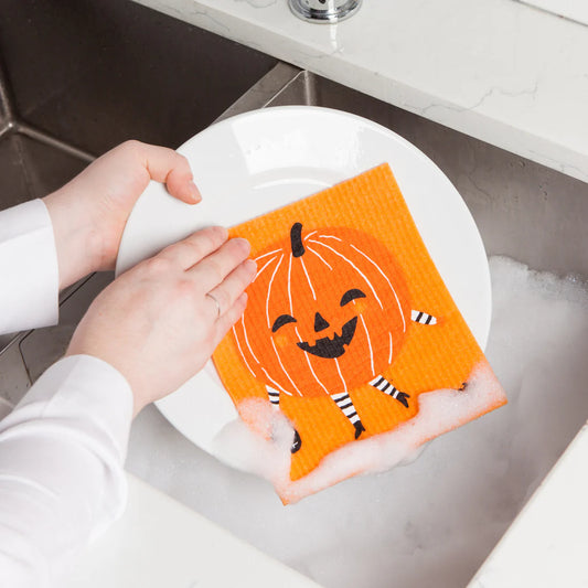 Swedish Sponge Clothe - Prancing Pumpkin