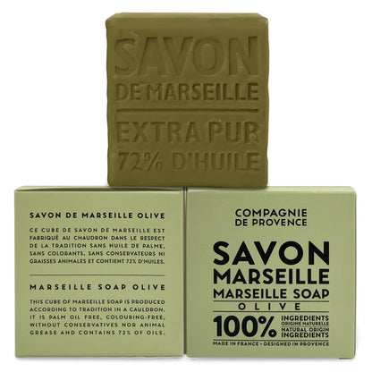 Cube of Marseille Soap Olive Oil