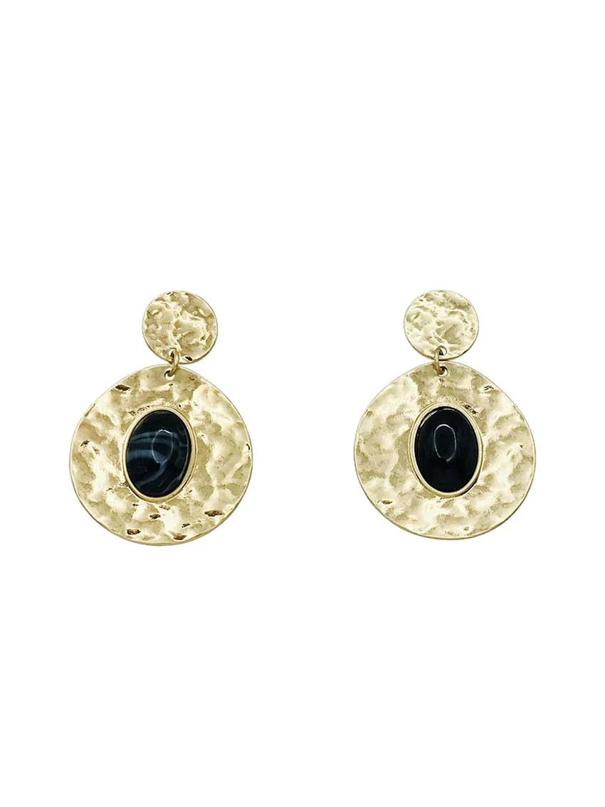 Stan Black Earrings