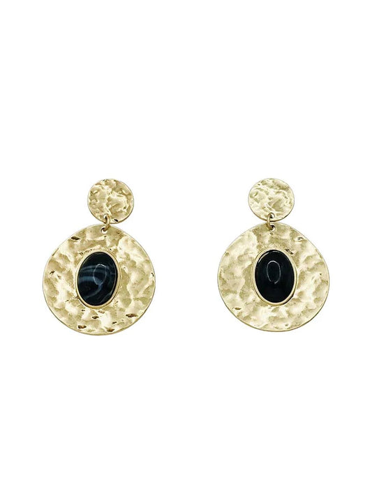 Stan Black Earrings