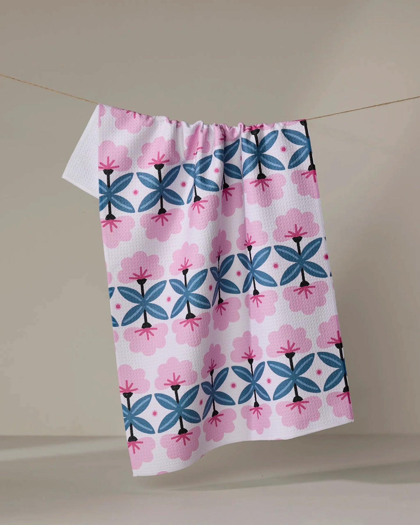 Fragrant Flowers Tea Towel by Geometry