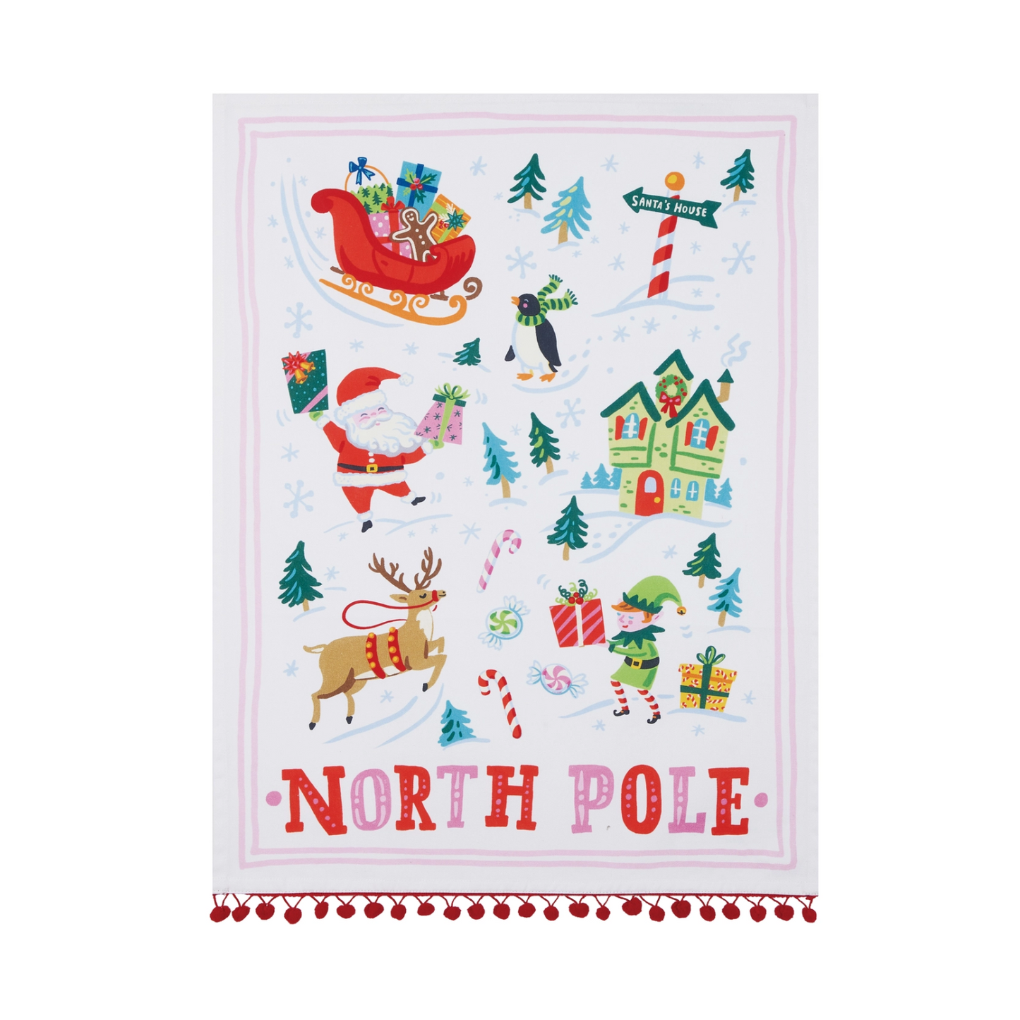 North Pole Kitchen Towel