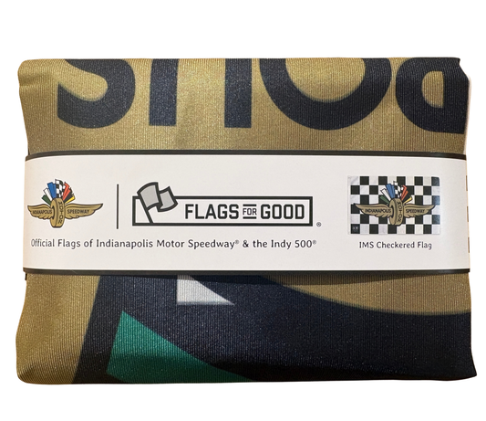 Flags for Good Indianapolis Motor Speedway Logo Checkered Flag