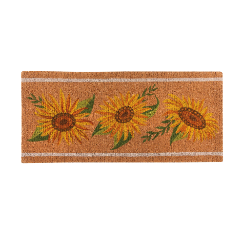 Sunflower Splendor Coir Doormat