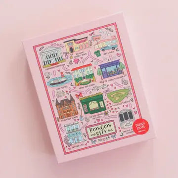 Rom Com City Map Jigsaw Puzzle