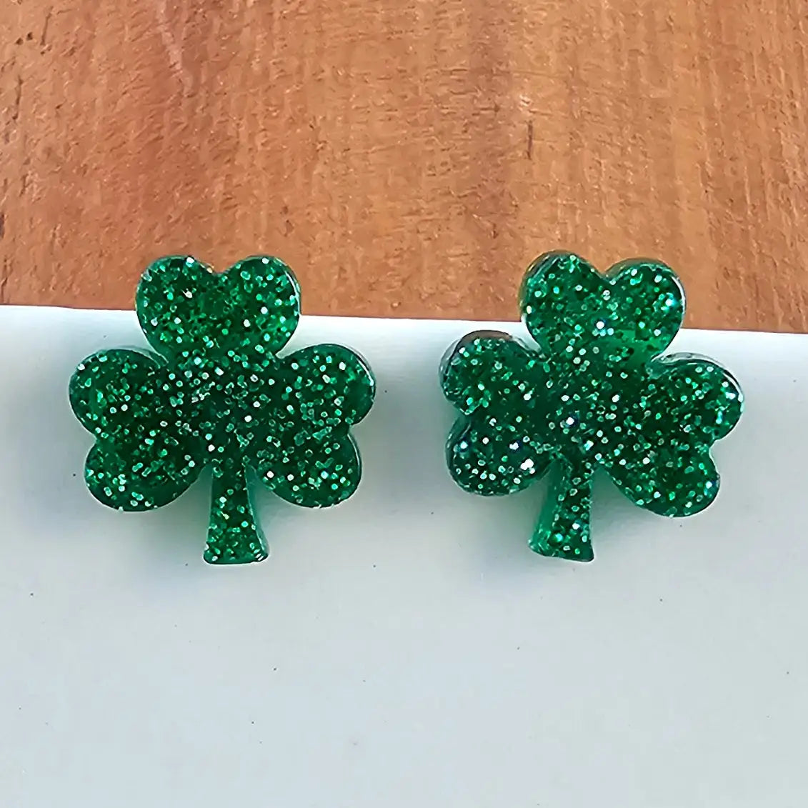 Shamrock Stud Earrings