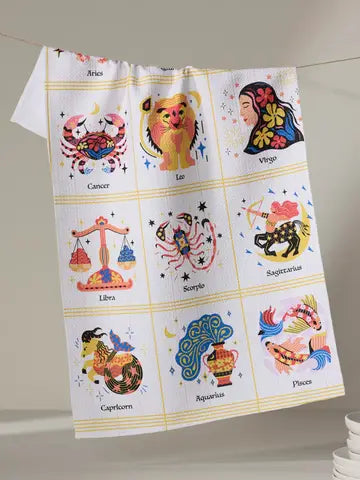 Geometry Cosmic Harmony Tea Towel