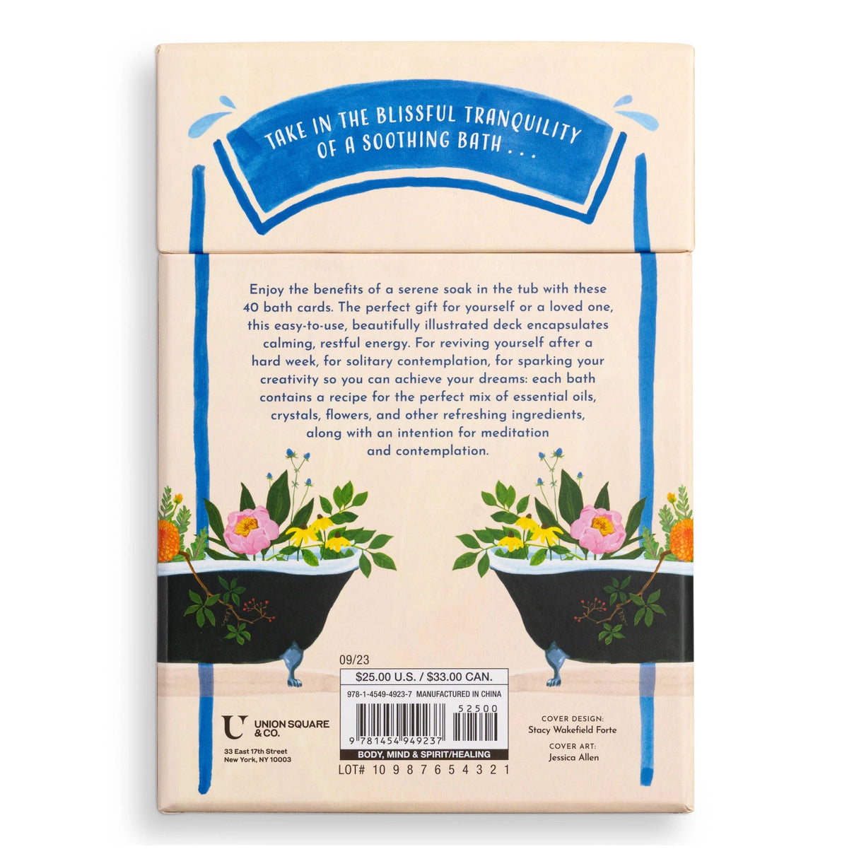 Blissful Baths Card Set: 40 Rituals For Self-Care