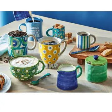 Watercolor Stripe Espresso Cup