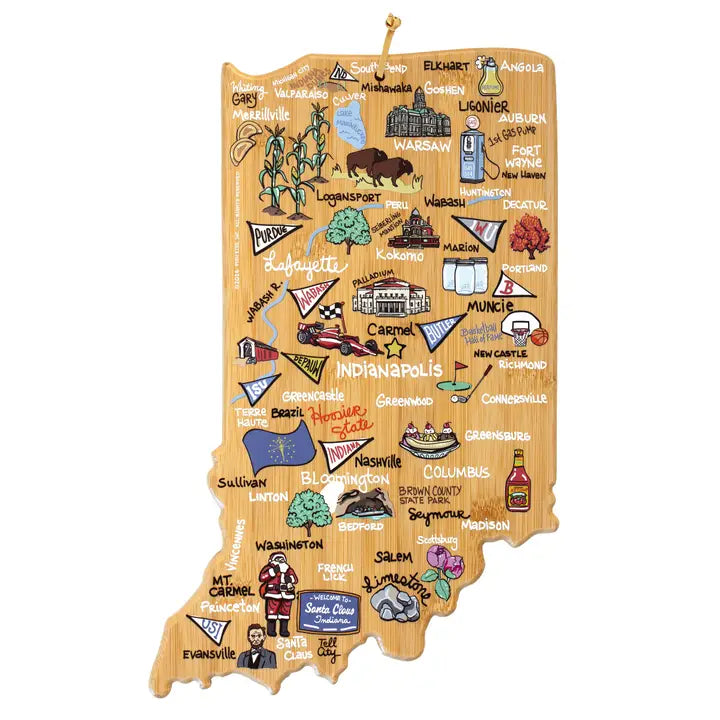 Fish Kiss™ Indiana Cutting Board