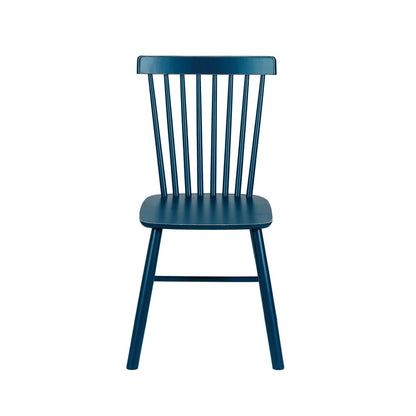 Rubberwood Dining Chair in Blue