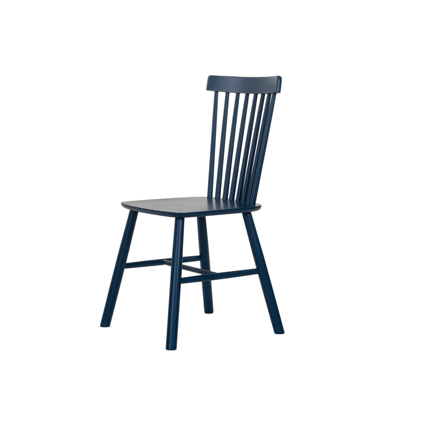 Rubberwood Dining Chair in Blue