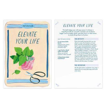 Blissful Baths Card Set: 40 Rituals For Self-Care