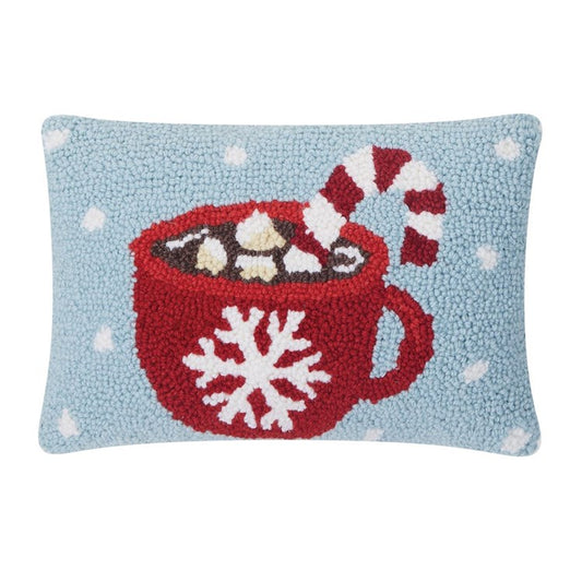 Hot Cocoa Hook Pillow