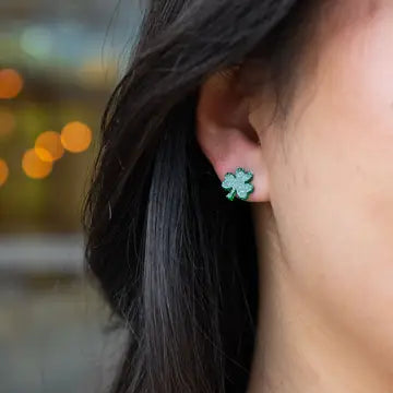 Shamrock Stud Earrings