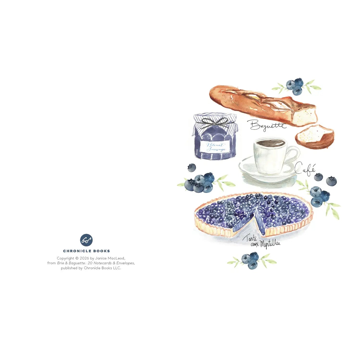 Brie & Baguette Notecards