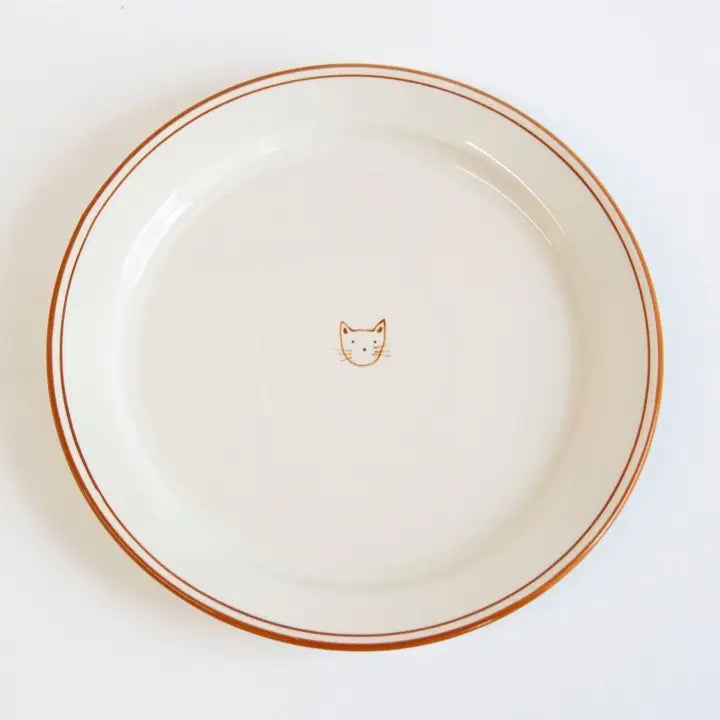 Melrose Cat Dinner Plate