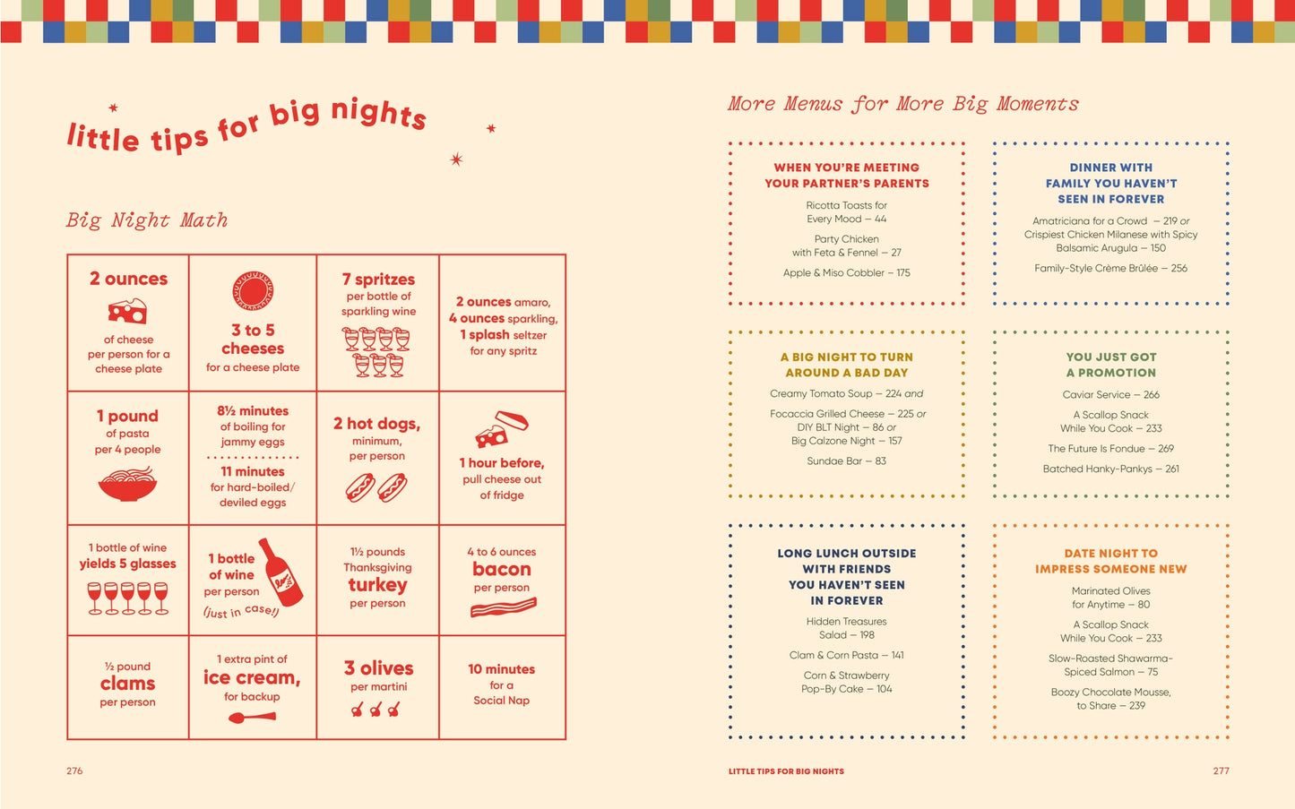 Big Night Cookbook: Dinners, Parties & Dinner Parties