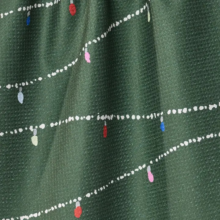 Geometry Garland Glow Tea Towel