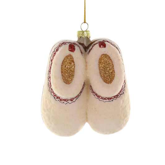 Cozy Fleece Slippers Ornament
