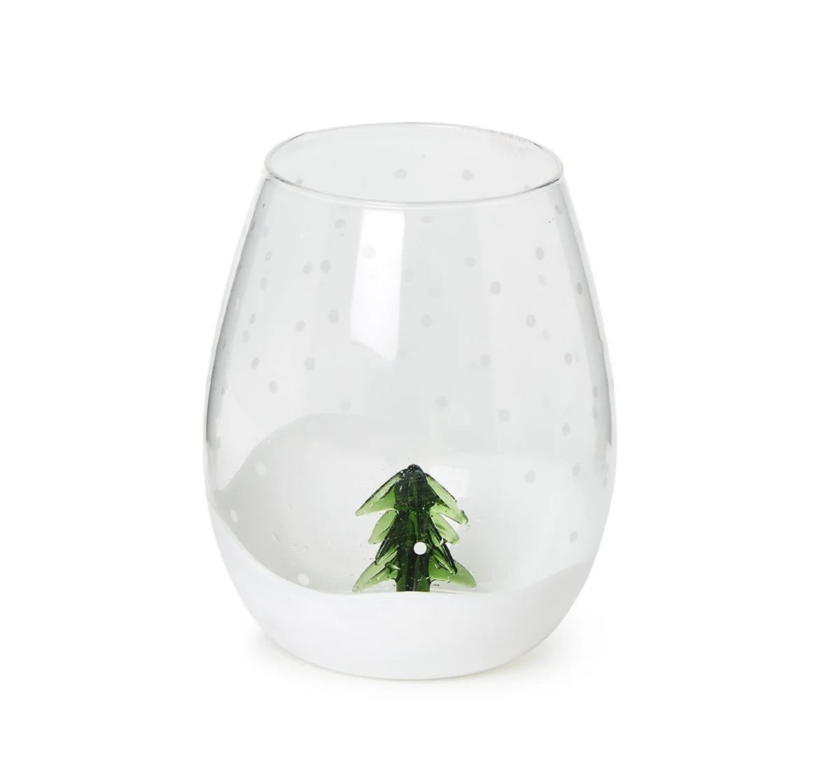 Snowy Days Stemless Wine Glass