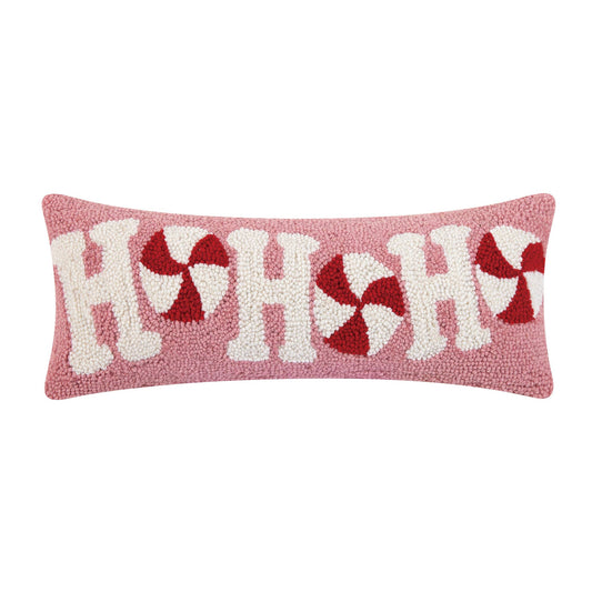 "Ho Ho Ho" Hook Pillow