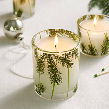 Frasier Fir Pine Needle Votive Candle