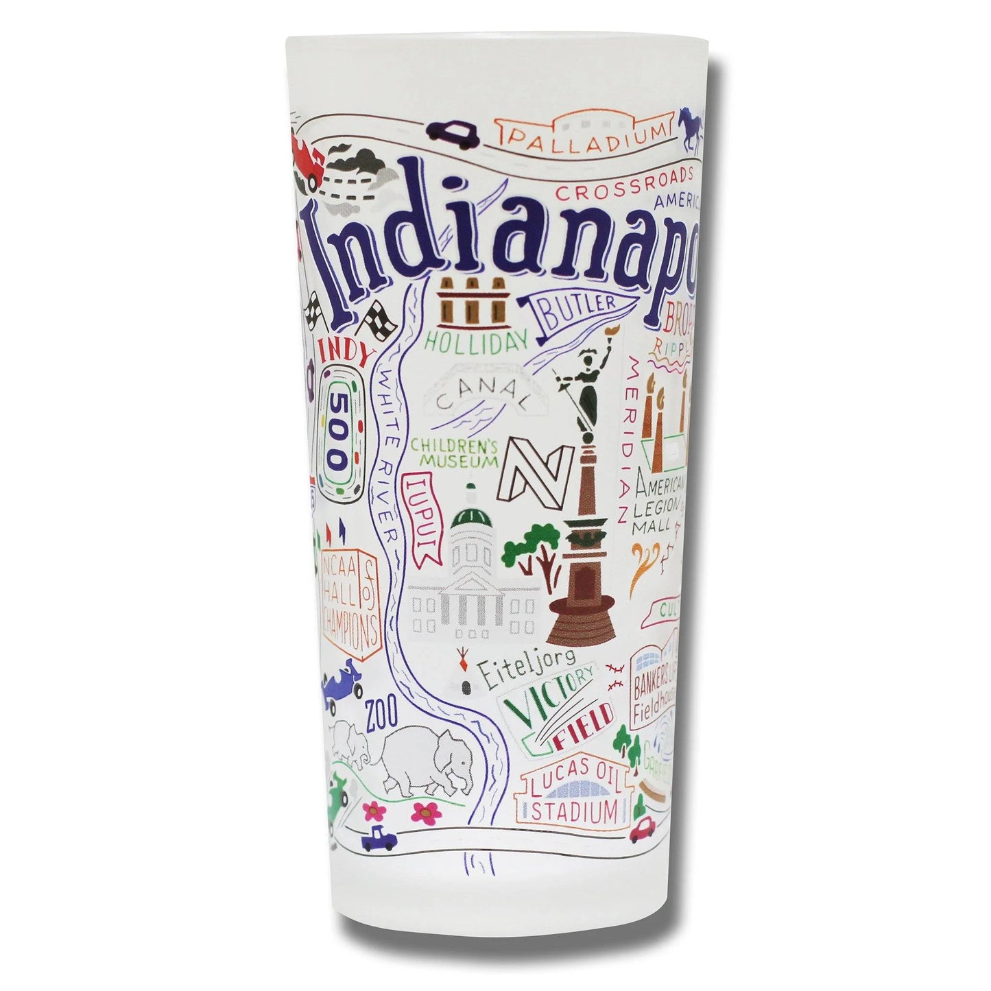 Indianapolis Drinking Glass