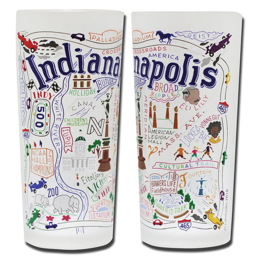 Indianapolis Drinking Glass