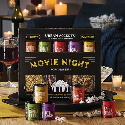 Movie Night Popcorn Gift Set