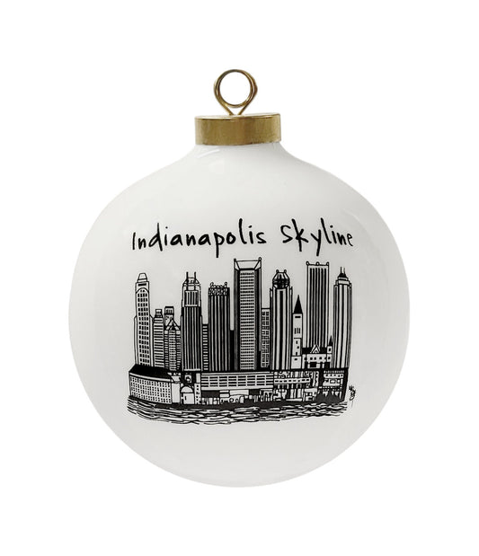 Indianapolis Skyline Ornament