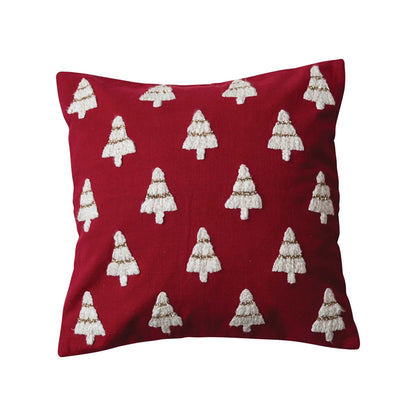 Red & White Throw Pillow