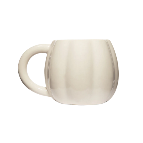 Autumn Pumpkin Mug – Cream