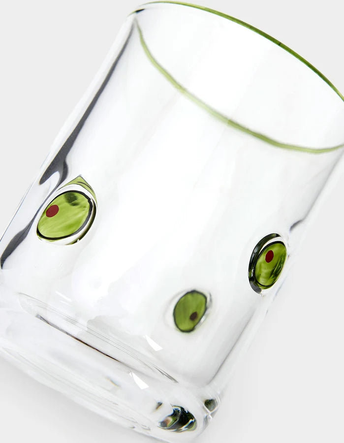 Martini Olive Double Old Fashion Glass
