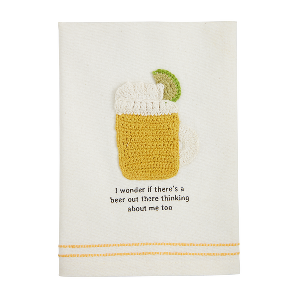 Beer Crochet Towel