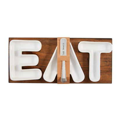 "Eat" Appetizer Board