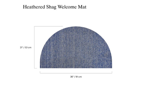 Heathered Shag Welcome Mat
